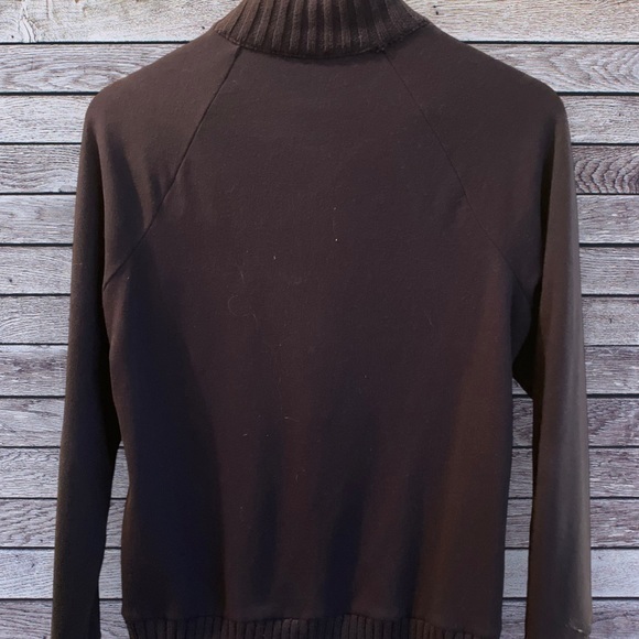 Navy Croft & Barrow zip up sweater‎ size PM - Picture 3 of 4